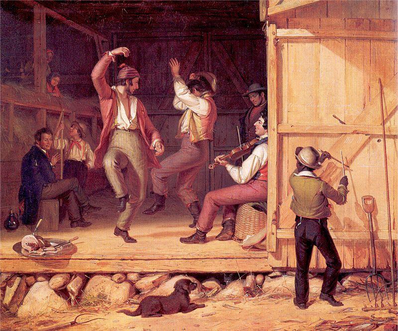 William Sidney Mount Dance of the Haymakers Sweden oil painting art